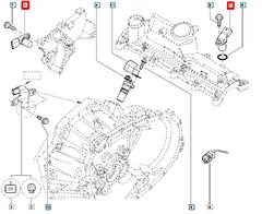 Megane Eksantirik Mil Sensörü Şema