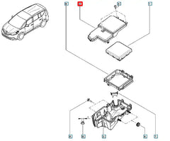 Megane Sigorta Kutusu Kapağı Şema