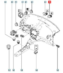 Clio Merkezi Kilit Düğmesi Şema