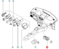 Modüs Merkezi Kilit Ve Dörtlü Düğmesi Şema