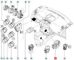 Kangoo Merkezi Kilit Ve Dörtlü Düğmesi Şema