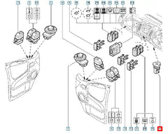 Trafic Dörtlü Butonu Şema