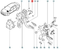 Megane Fren Pedal Müşürü Şema