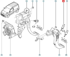 Master Debriyaj Pedal Müşürü Şema