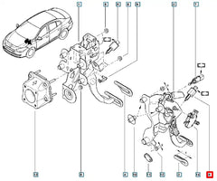 Fluence Debriyaj Pedal Müşürü Şema