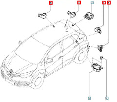 Duster Park Sensörü Şema