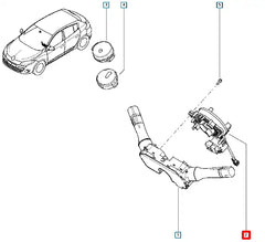 Fluence Direksiyon Airbag Sargısı Şema