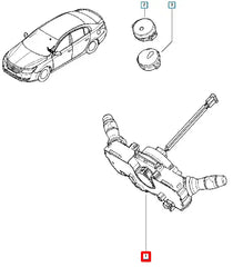 Megane Far Sinyal Silecek Kumanda Grubu Şema