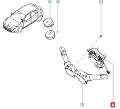 Megane Far Sinyal Silecek Kumanda Grubu Şema