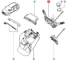 Kadjar Far Sinyal Silecek Kumanda Grubu Şema