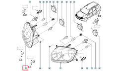 Duster Ön Far Komple Şema