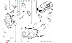Duster Ön Far Komple Şema