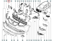 Clio Sis Farı Çerçeve Krom Nikelajı Şema