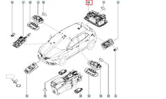 Megane Tavan Aydınlatma Lambası Şema