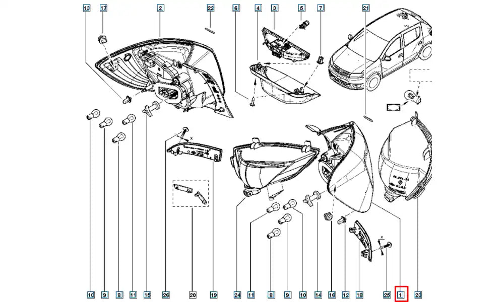 Sandero Stop Lambası Şema Sandero Stop Lambası Şema