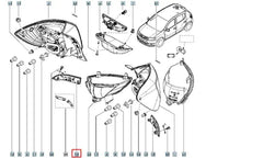 Sandero Tampon Reflektörü Şema