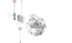 Duster Polen Filtresi Kapağı Şema