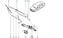 Megane Silecek Mekanizması Şema