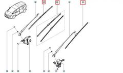 Espace Cam Silecek Süpürgesi Şema