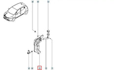 Clio Silecek Suyu Deposu Şema