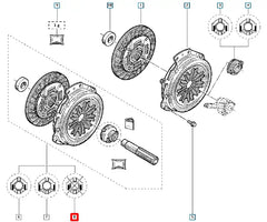 Captur Debriyaj Seti ( Baskı, Balata, Bilya ) Şema