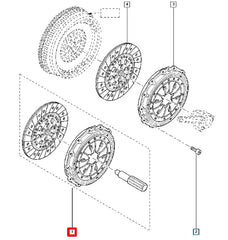 Megane Debriyaj Seti ( Baskı, Balata ) Şema