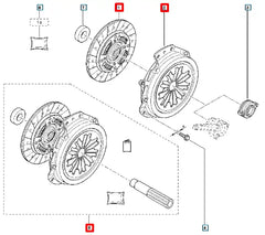 Captur Debriyaj Seti ( Baskı, Balata ) Şema