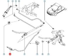 Megane Debriyaj Hidrolik Borusu Şema