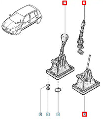 Kangoo Vites Alt Kol Tamir Takımı Şema