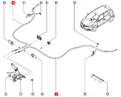 Duster El Fren Teli Şema
