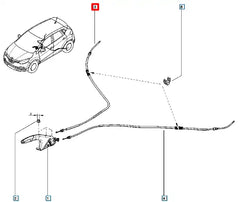 Captur El Fren Teli Şema