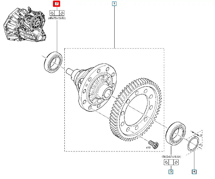 Lodgy Aks Bilyası Şema Lodgy Aks Bilyası Şema