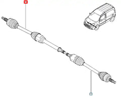 Kangoo Ön Aks Komple Şema