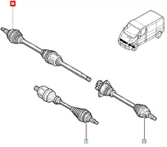 Trafic Ön Aks Komple Şema