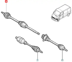 Trafic Ön Aks Komple Şema