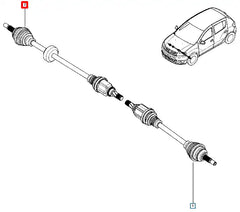 Sandero Ön Aks Komple Şema