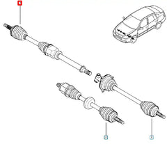 Kangoo Ön Aks Komple Şema