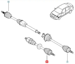 Clio Ön Aks Komple Şema