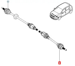 Sandero Ön Aks Komple Şema