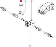 Duster Şaft Askı Takoz Bilyası Şema