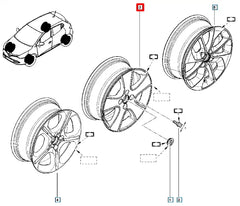 Clio Çelik Jant Şema