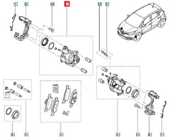 Duster Fren Kaliperi Şema