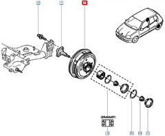 Clio Tekerlek Fren Kampanası Şema
