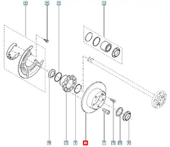 Master Arka Fren Diski Şema