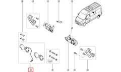 Master Arka Fren Balatası Şema