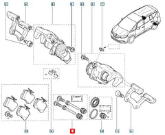 Clio Fren Kaliper Pimi Takım Şema