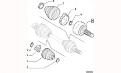 Doblo Aks Kafası Şema