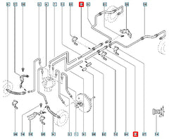 Clio Fren Hortumu Şema