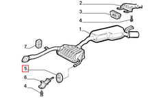 Palio Egzoz Askı Ve Montaj Lastik Takozu Şema