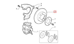 145 Ön Fren Diski Şema